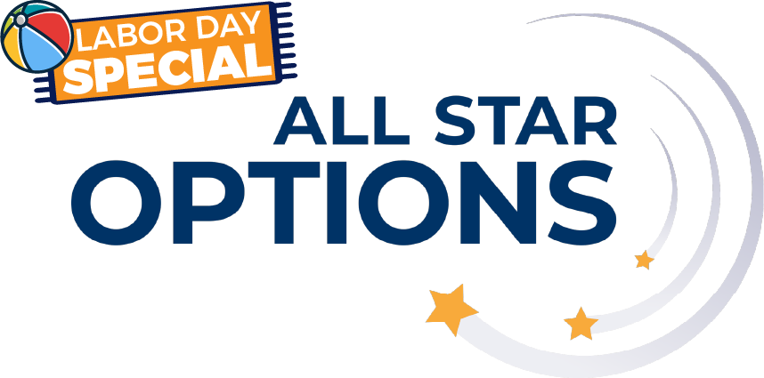 all star options labor day logo