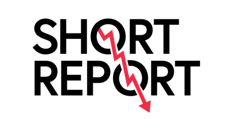 short report logo, dark