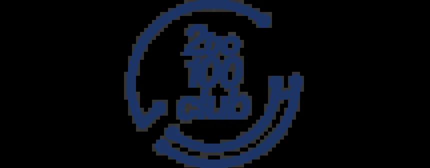 2 to 100 Club Logo, Dark