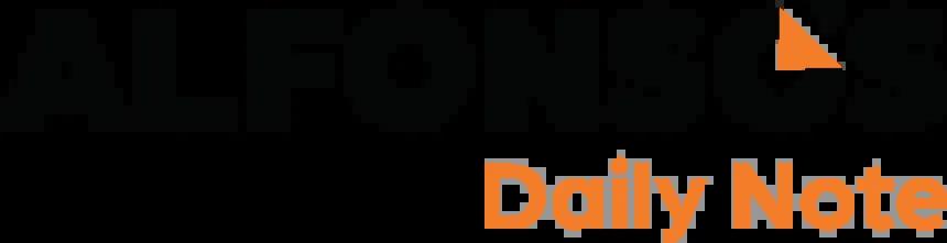 alfonsos daily note logo, dark