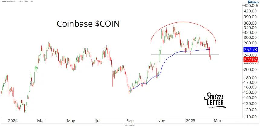 COIN Chart (02.24.2025)