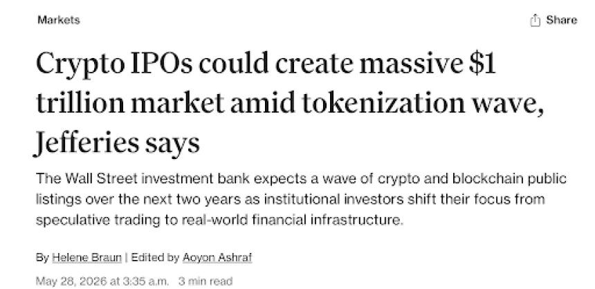 Crypto's IPO