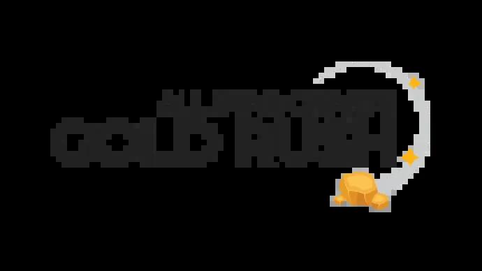 asc gold rush logo, dark