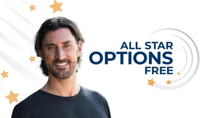 all star options free logo with sean mclaughlin and star background