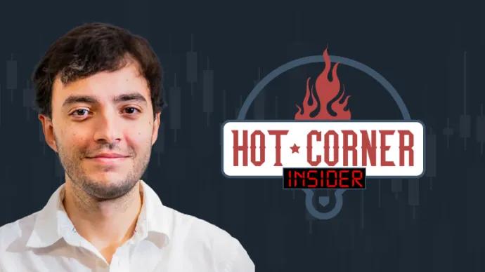hot corner insider logo with Alfonso De Pablos headshot