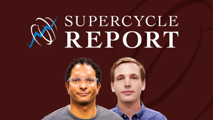 supercycle report logo with sam gatlin and jason perz